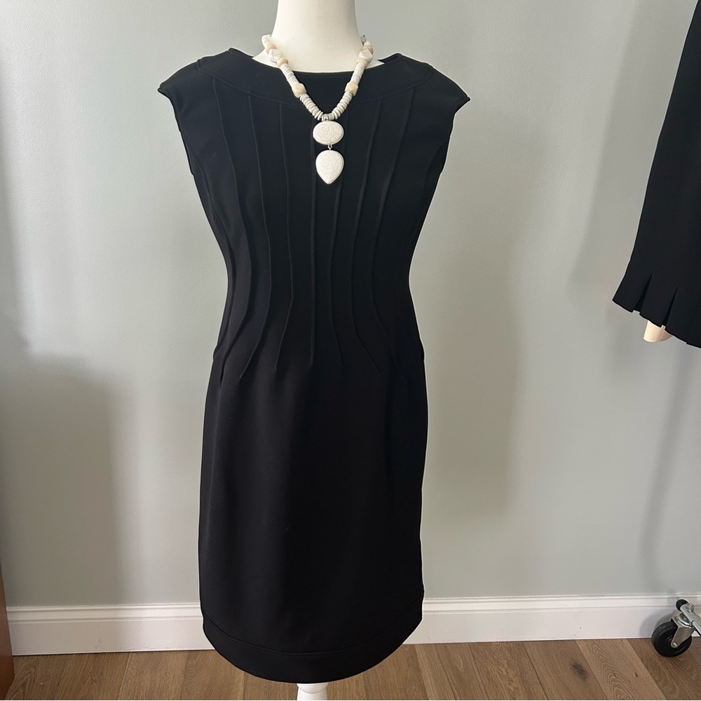 London Style Black Midi Dress